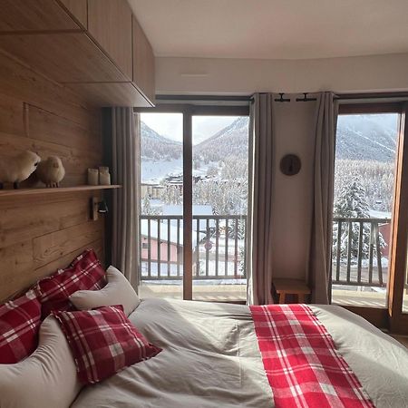 Les Tanieres De Montgenevre - La Marmotte - Duplex 4 P Entierement Renove Avec Vue Magnifique Apartman Kültér fotó