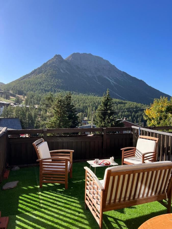 Les Tanieres De Montgenevre - La Marmotte - Duplex 4 P Entierement Renove Avec Vue Magnifique Apartman Kültér fotó