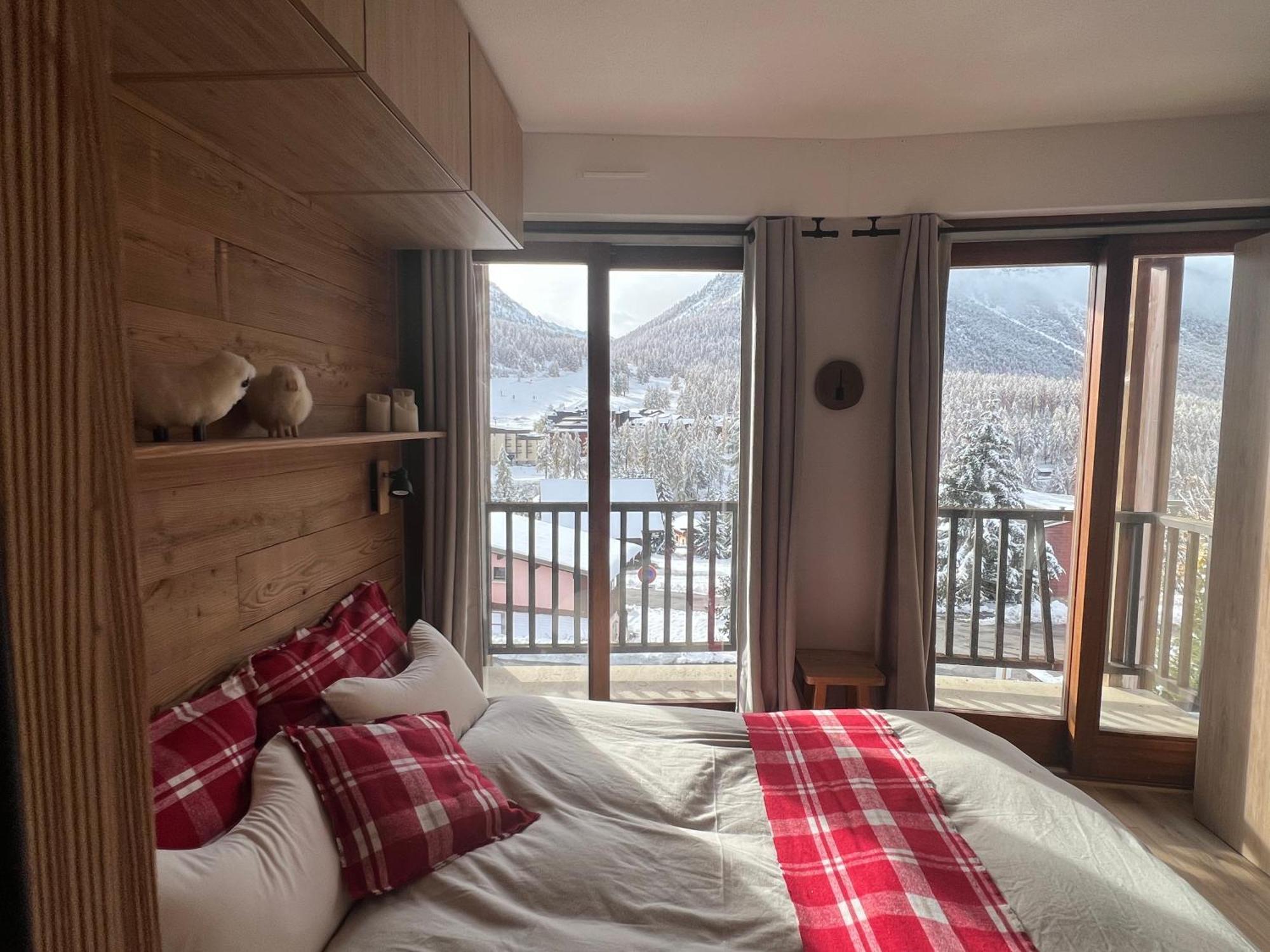 Les Tanieres De Montgenevre - La Marmotte - Duplex 4 P Entierement Renove Avec Vue Magnifique Apartman Kültér fotó