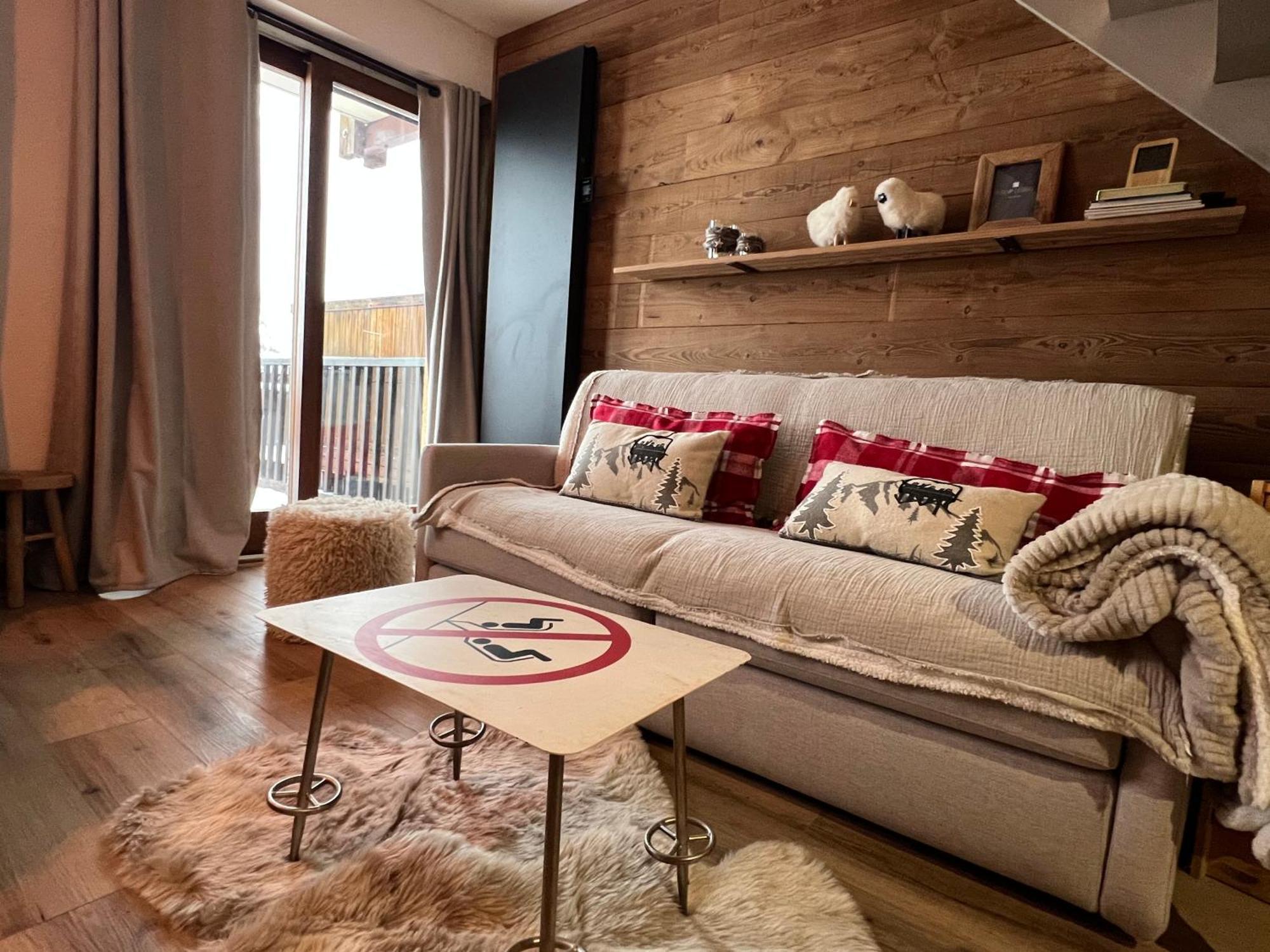 Les Tanieres De Montgenevre - La Marmotte - Duplex 4 P Entierement Renove Avec Vue Magnifique Apartman Kültér fotó